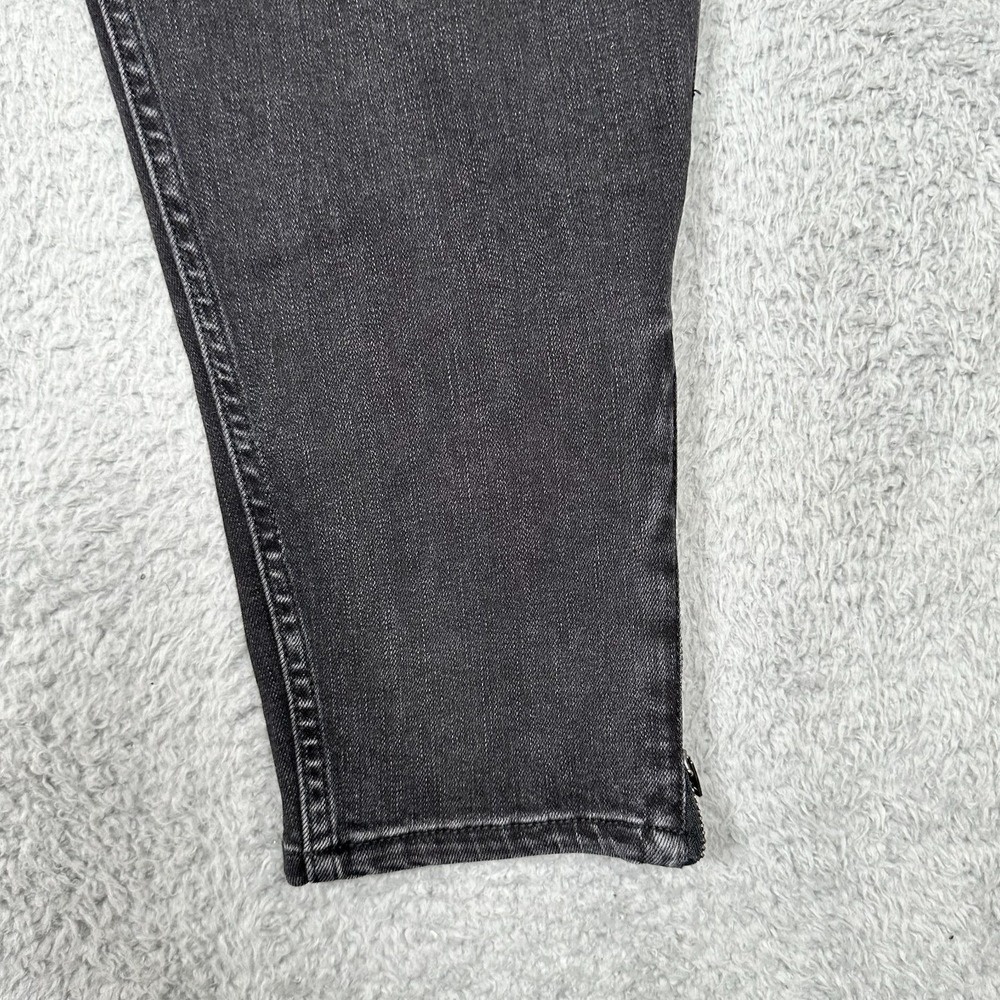 Lauren Ralph Lauren Plus-Size High-Rise Skinny Ankle Jeans Women's 20W Black - Picture 5 of 13